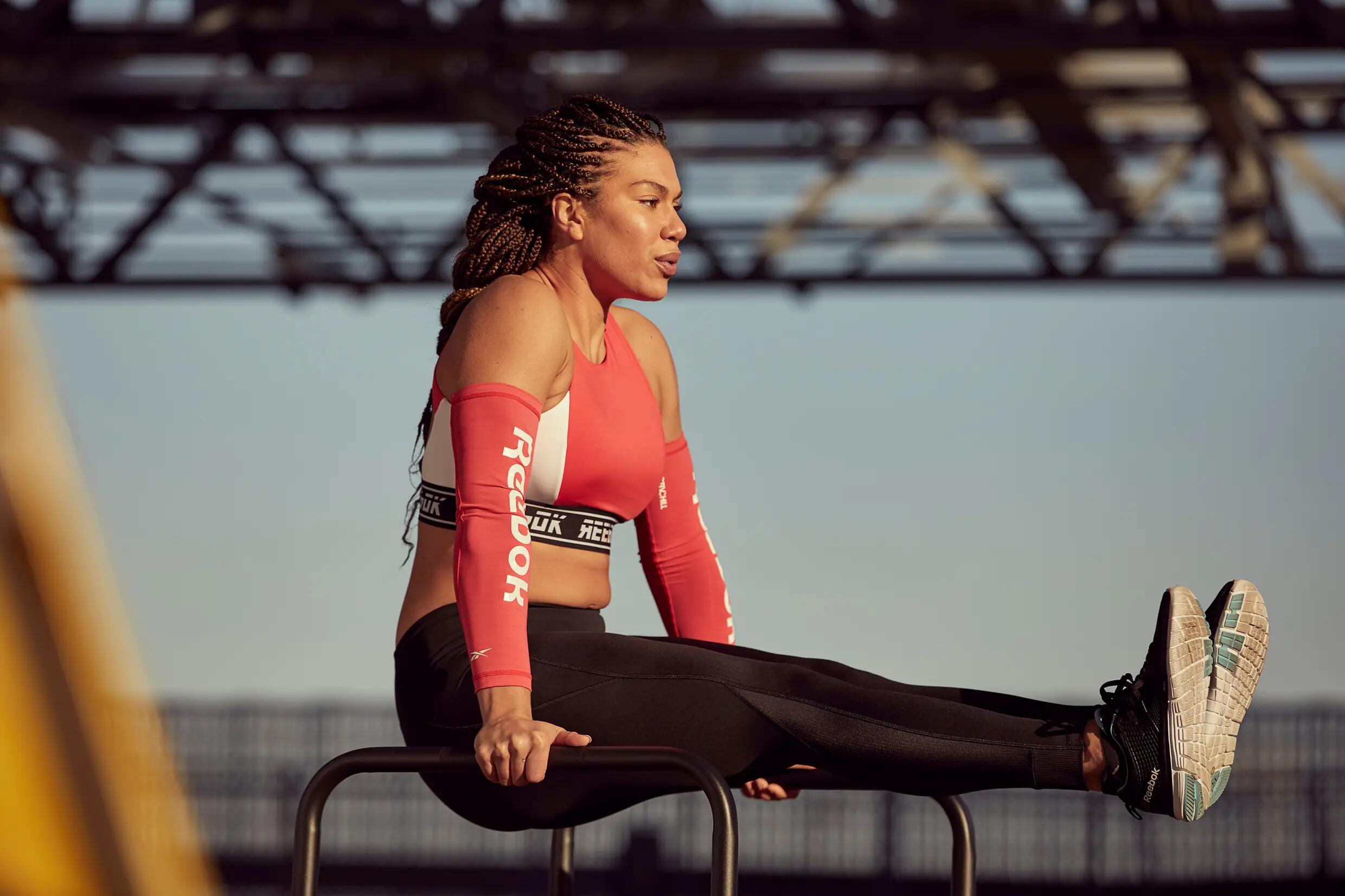 Manchons Reebok ACTIVCHILL, rouge XL 7/7