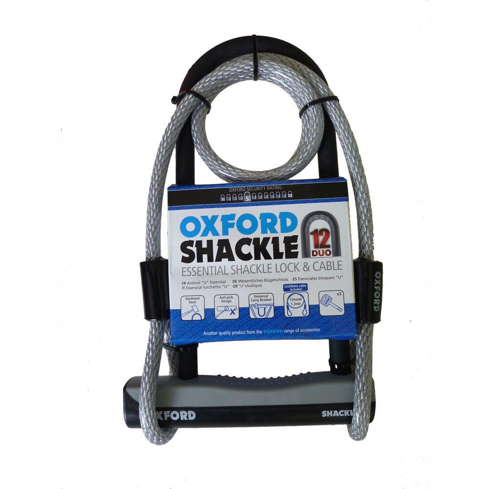 Oxford D Lock Essential Shackle 12 Duo 1/1