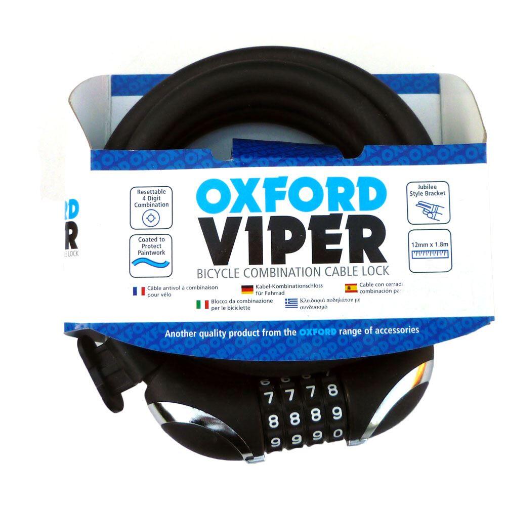 OXFORD Oxford Viper Combination Lock 1.8mm x 12mm