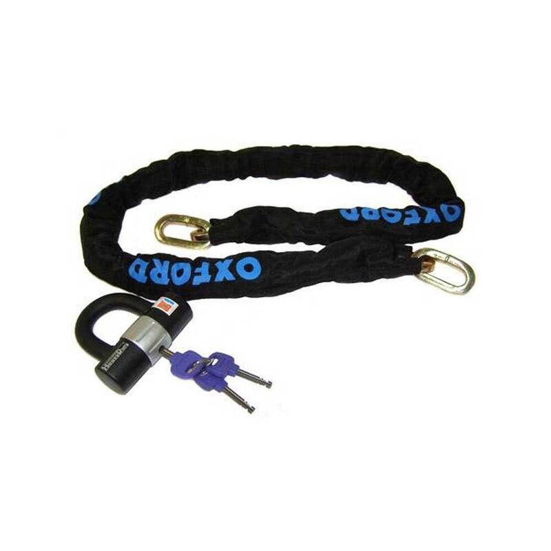 Oxford LK144 Lock and Chain - 140cm x 1cm