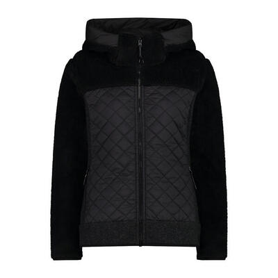 Wooltech hoodie dames cmp teddy fur effect
