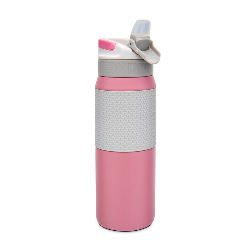 Lagoon Insulated Water Bottle with Grip 25oz (750ml) - Pink lady