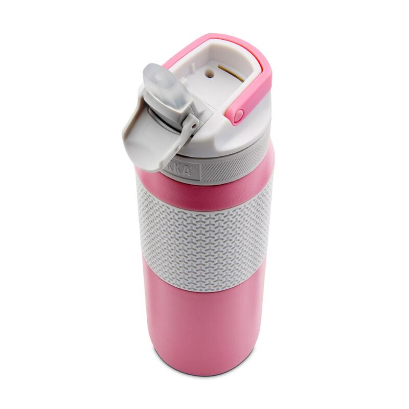 Lagoon Insulated Water Bottle with Grip 25oz (750ml) - Pink lady