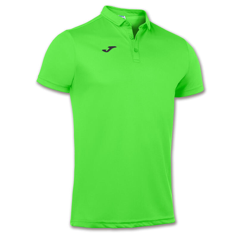 Polo manches courtes Homme Joma Hobby vert fluo