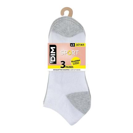 Lot de 3 Paires de Chaussettes femme DIM Impact Léger Sport