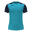 Maillot manches courtes Garçon Joma Record ii turquoise fluo bleu marine