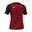 T-shirt manga curta râguebi Homem Joma Myskin iii preto vermelho