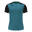 Camiseta Manga Corta Running Niños Joma Record II Turquesa