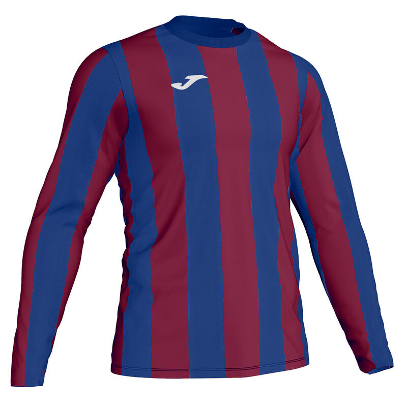 T-shirt manga comprida futebol Homem Joma Inter azul castanho-avermelhado