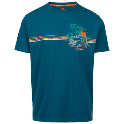 Trespass zama heren t-shirt, blauw, xl.