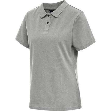 Polo stretch femme Hummel Red