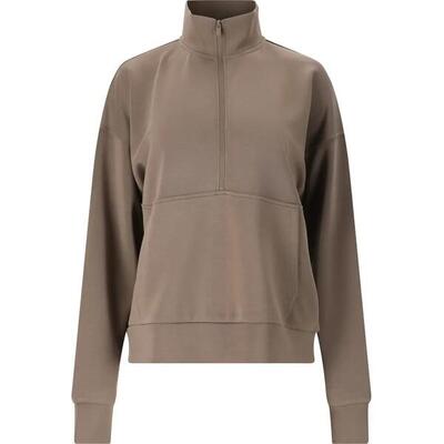 Dames sweatshirt met halve rits athlecia jillnana
