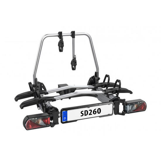 Bagażnik rowerowy na haku z platformą na 2 rowery Eufab Sd260