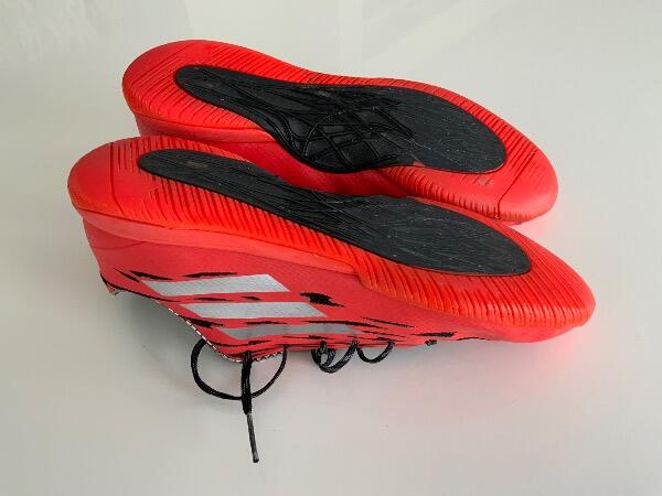 Entre Particuliers - Chaussures de football adidas rouges 7/7