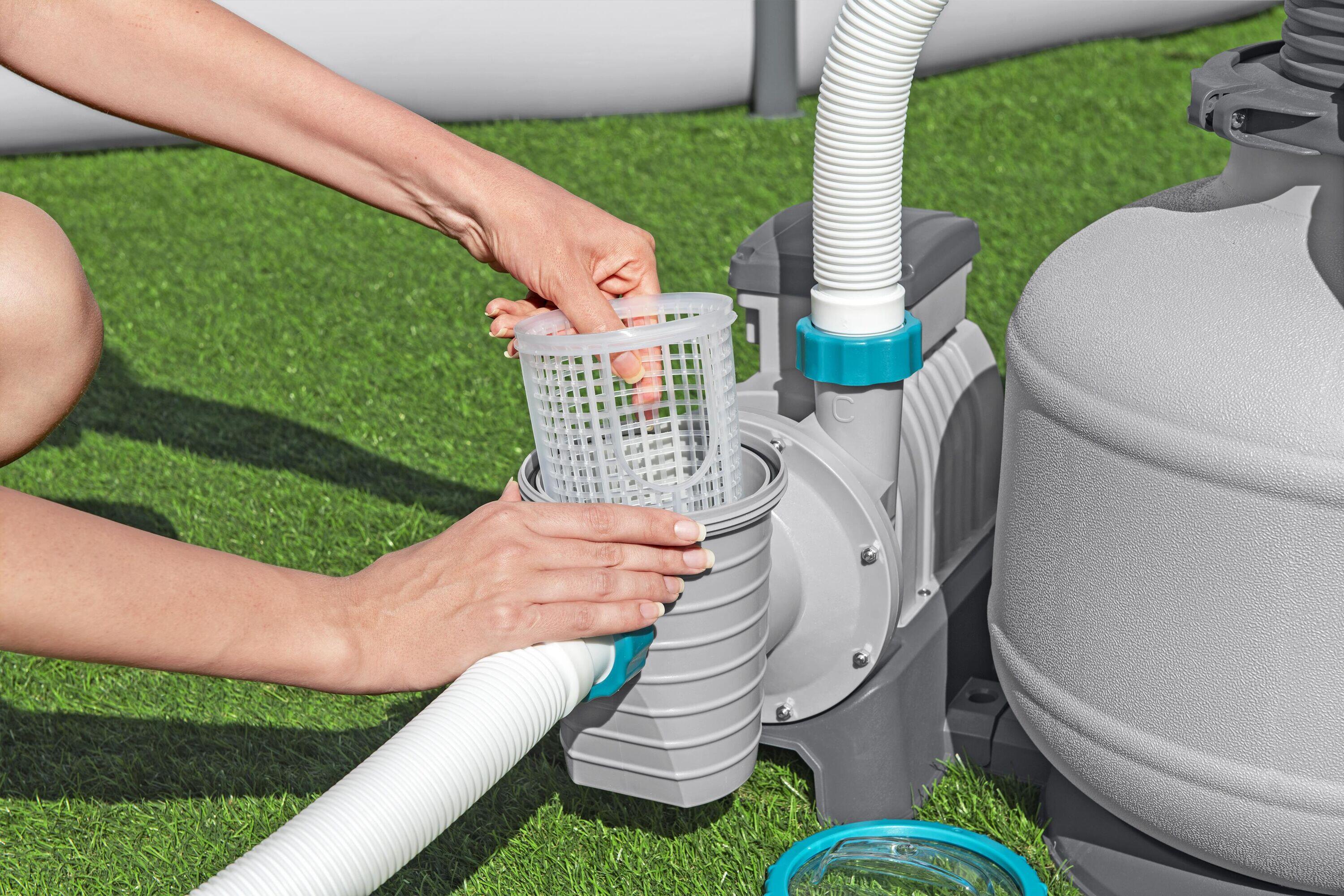Bomba de filtragem de Areia para piscinas destacáveis Bestway 11.355 l/h 7/7