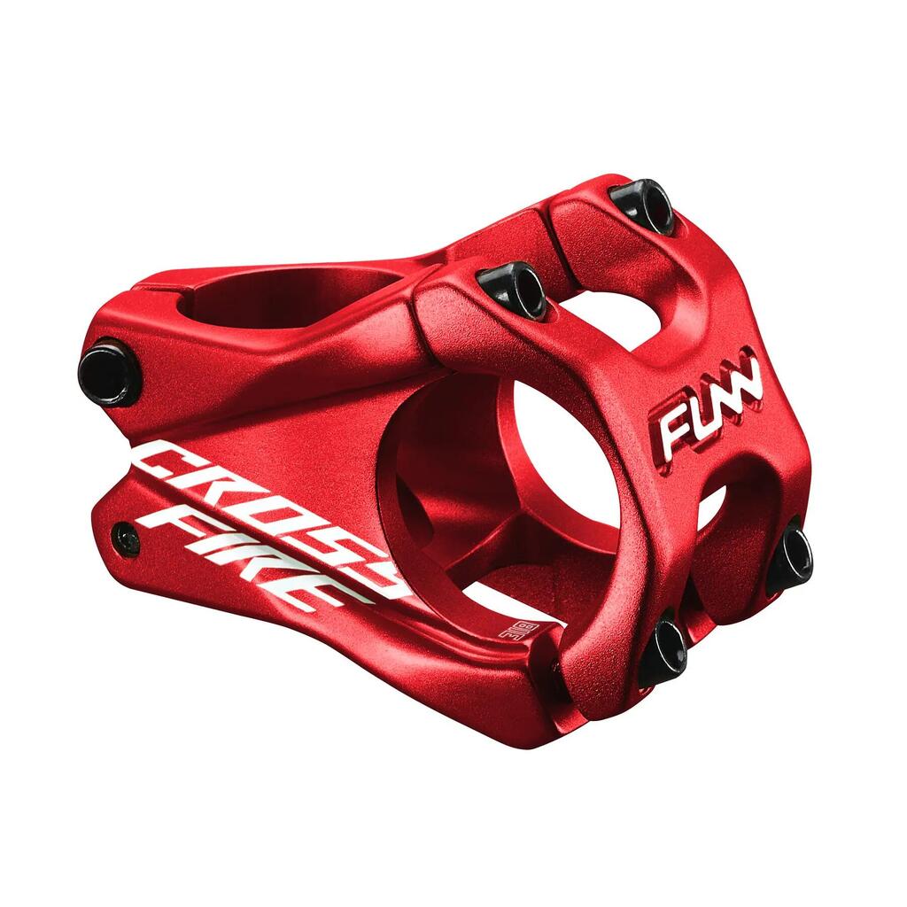 Crossfire 35 stem, length 35mm / diameter 35mm, rise 0, red Funn