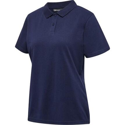Polo stretch femme Hummel Red