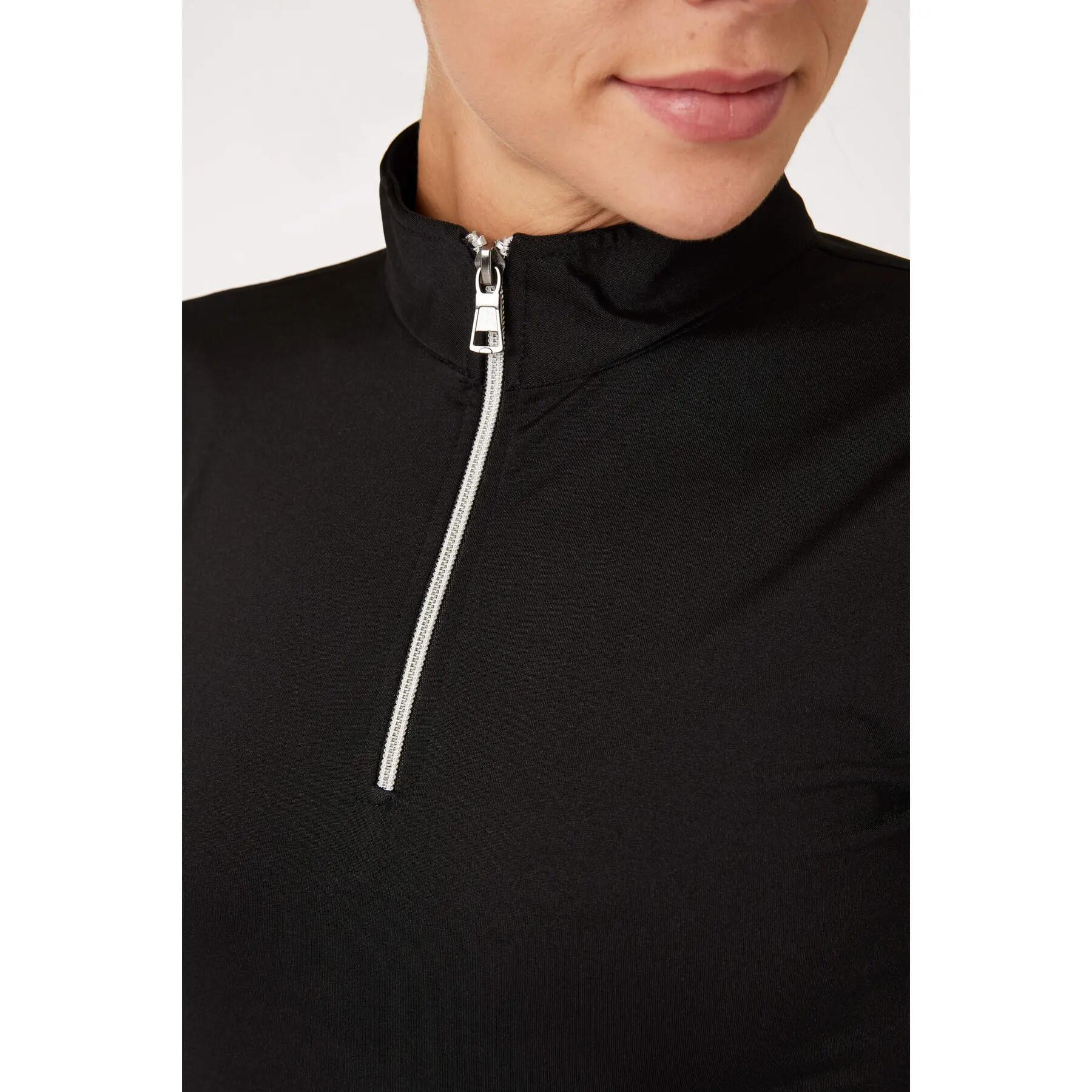 Funktionelles langärmeliges Reit-Poloshirt für Damen Horze Luminox 3/4