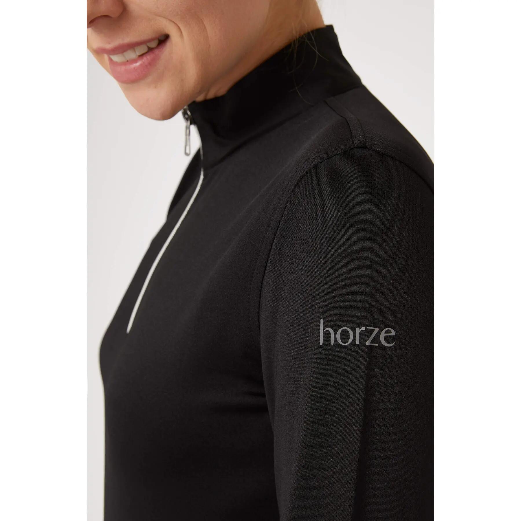 Funktionelles langärmeliges Reit-Poloshirt für Damen Horze Luminox 4/4