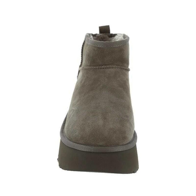 Bottines Plates Femme Ugg W Classic Ultra Mini New Marron 4/5