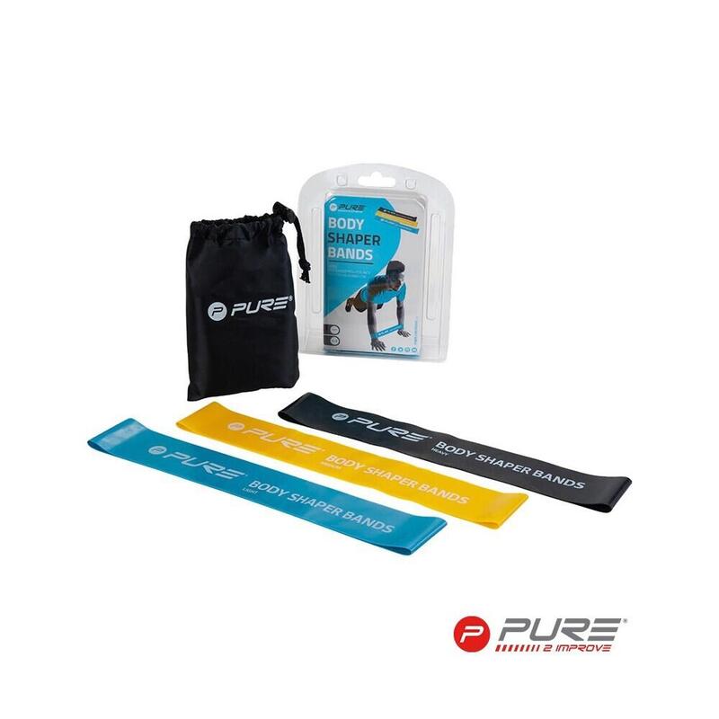 Odporová fitness aerobic guma P2I SET LADIES 3 ks
