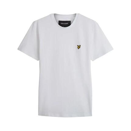 T-shirt à manches courtes pour homme Lyle & Scott Plain Blanc