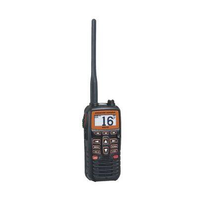 Vhf portátil à prova de água flutuante com carregadores e clip Standard Horizon 1/3