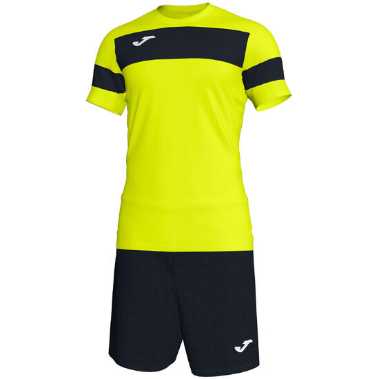 Set Fútbol Hombre Joma Academy II Amarillo Flúor
