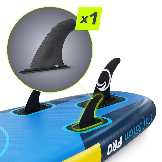 SUP Finne abnehmbar Ersatzfinne Stand Up Paddle Zubehör TSUNAMI 4/7