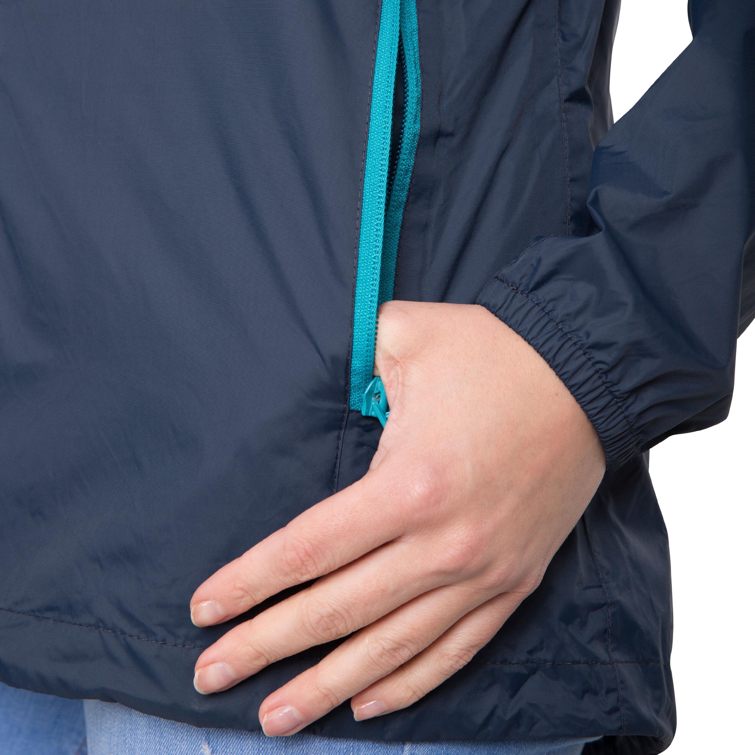 Veste imperméable à capuche zipée femme Trespass Qikpac 5/5