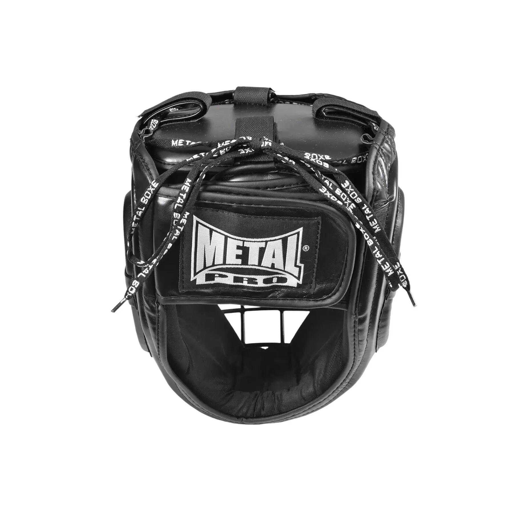 METAL BOXE Boxerská helma s kovovou mřížkou Metal Boxe