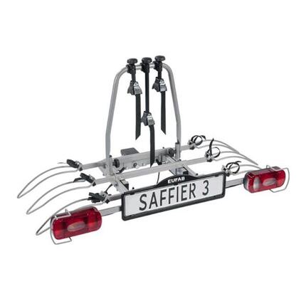 Porte-vélos sur attelage plateforme inclinable 3 velos Eufab Saffier