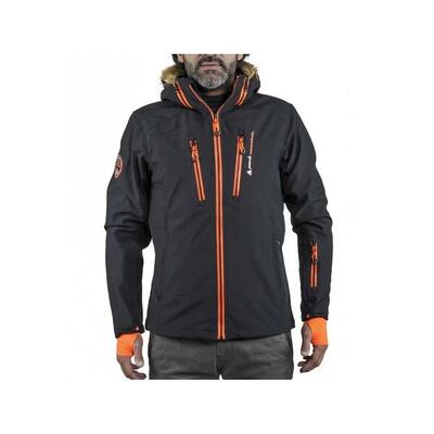 Softshell jas met nepbont peak mountain casada