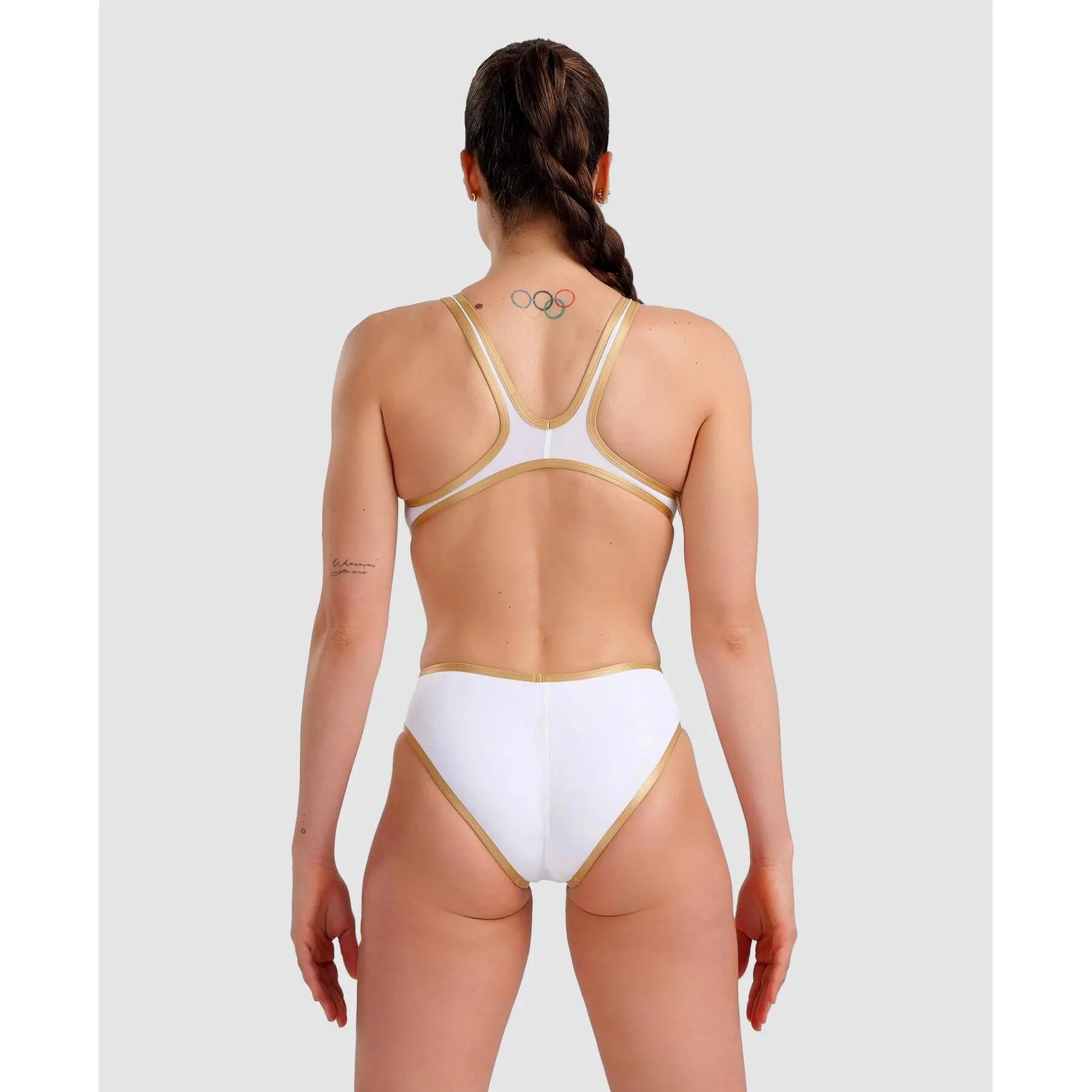 Maillot de bain 1 pièce femme Arena Biglogo 2/5