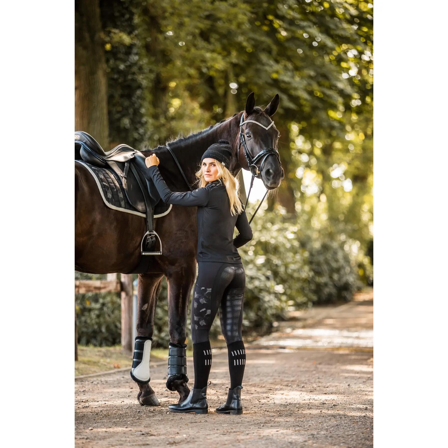 Reflective riding socks Horze Luminox 2/2