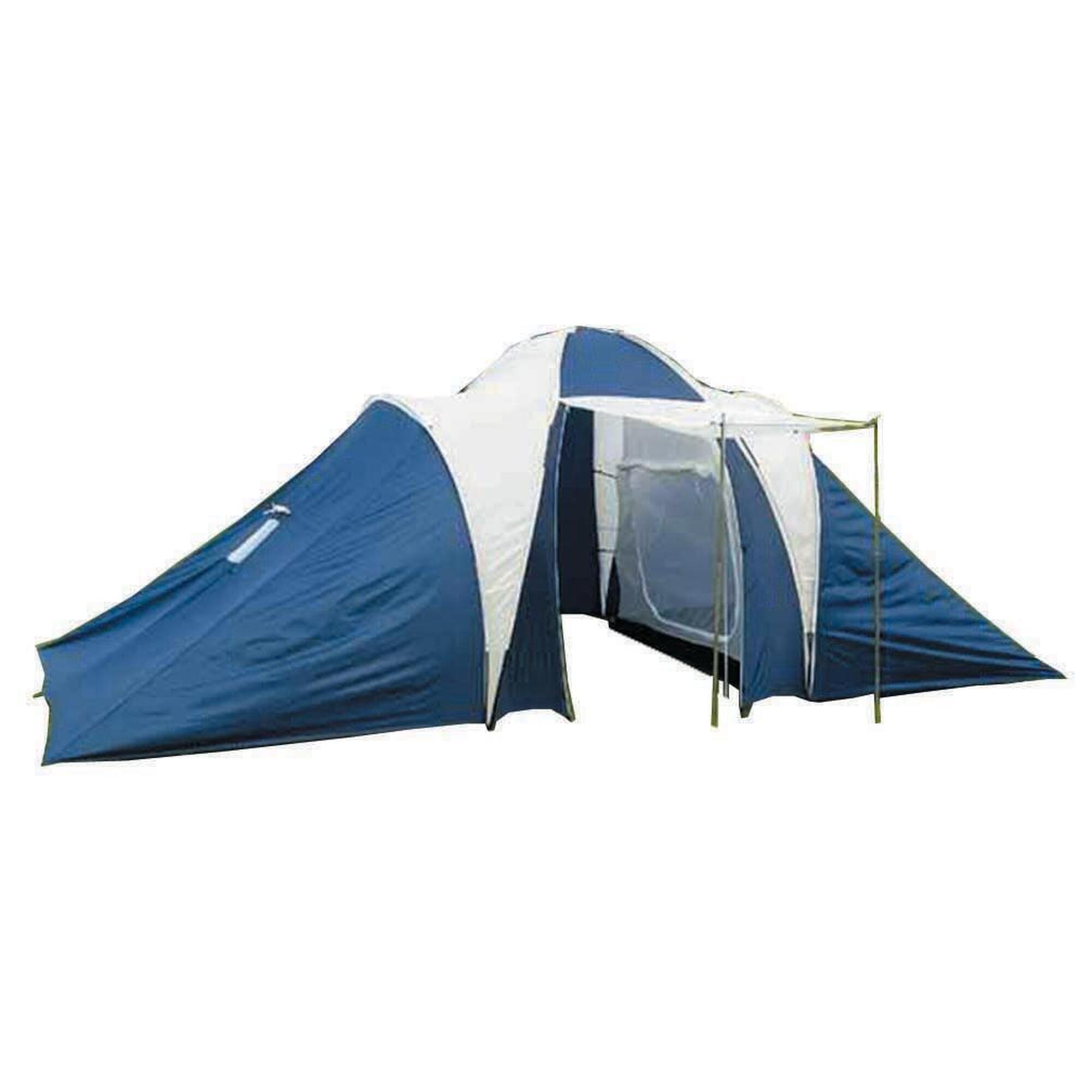 KUBISPORT Rodinný pohodlný stan pro 6 osob