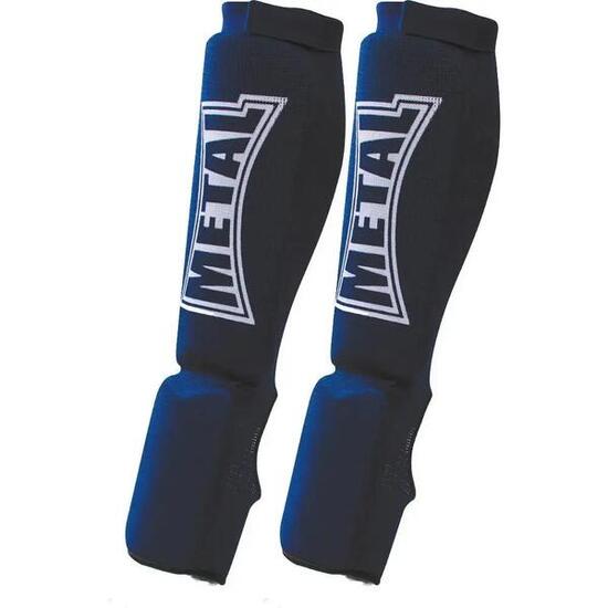 Protège-tibias + pied coton elastisue Metal Boxe