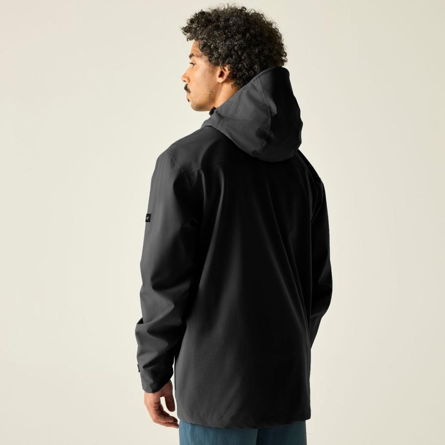 Oklarna Herren-Regenjacke mit Kapuze 7/7