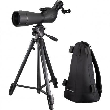 Telescopio terrestre 20-60x80 impermeable de viaje con mochila y trípode