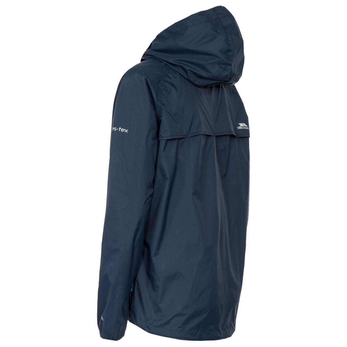 Veste imperméable à capuche zipée femme Trespass Qikpac 2/5