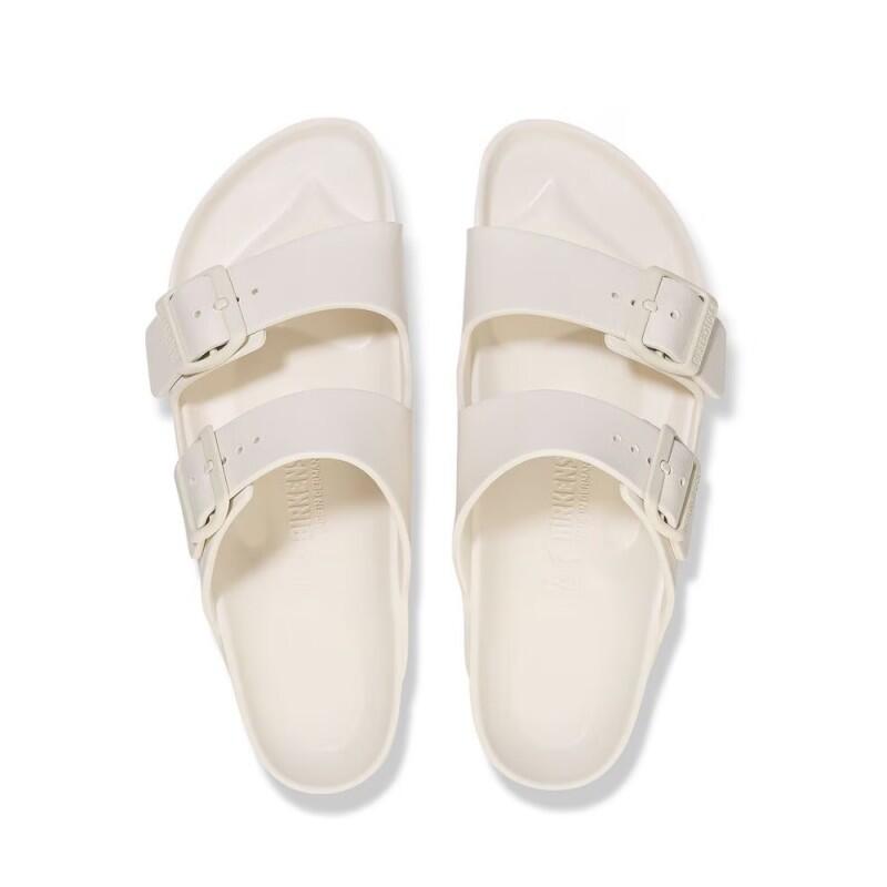 Sandales Plates Femme Birkenstock Arizona Eva Beige 5/6