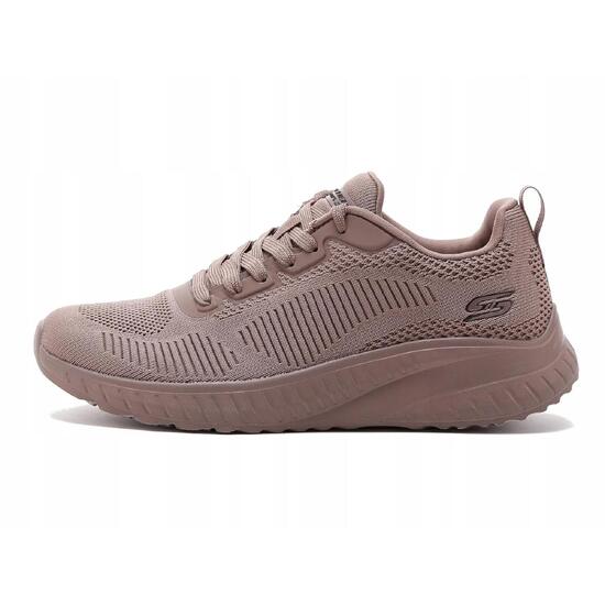 Buty Damskie Skechers Bobs Squad 117209-Clay Sportowe Lekkie Brązowe 39