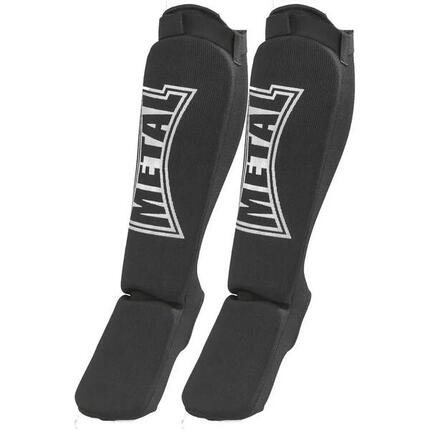 Protège-tibias + pied coton elastisue Metal Boxe