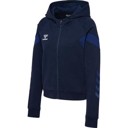 Reißverschluss Kapuzenpullover Raglanärmel Hmltravel Damen HUMMEL