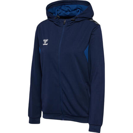 Veste de survêtement à capuche zippé polyester femme Hummel Authentic