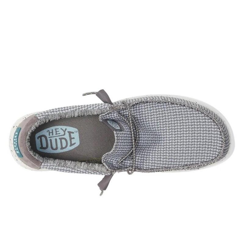Canvas Sneakers Heren Hey Dude Wally Sport Grijs 3/5
