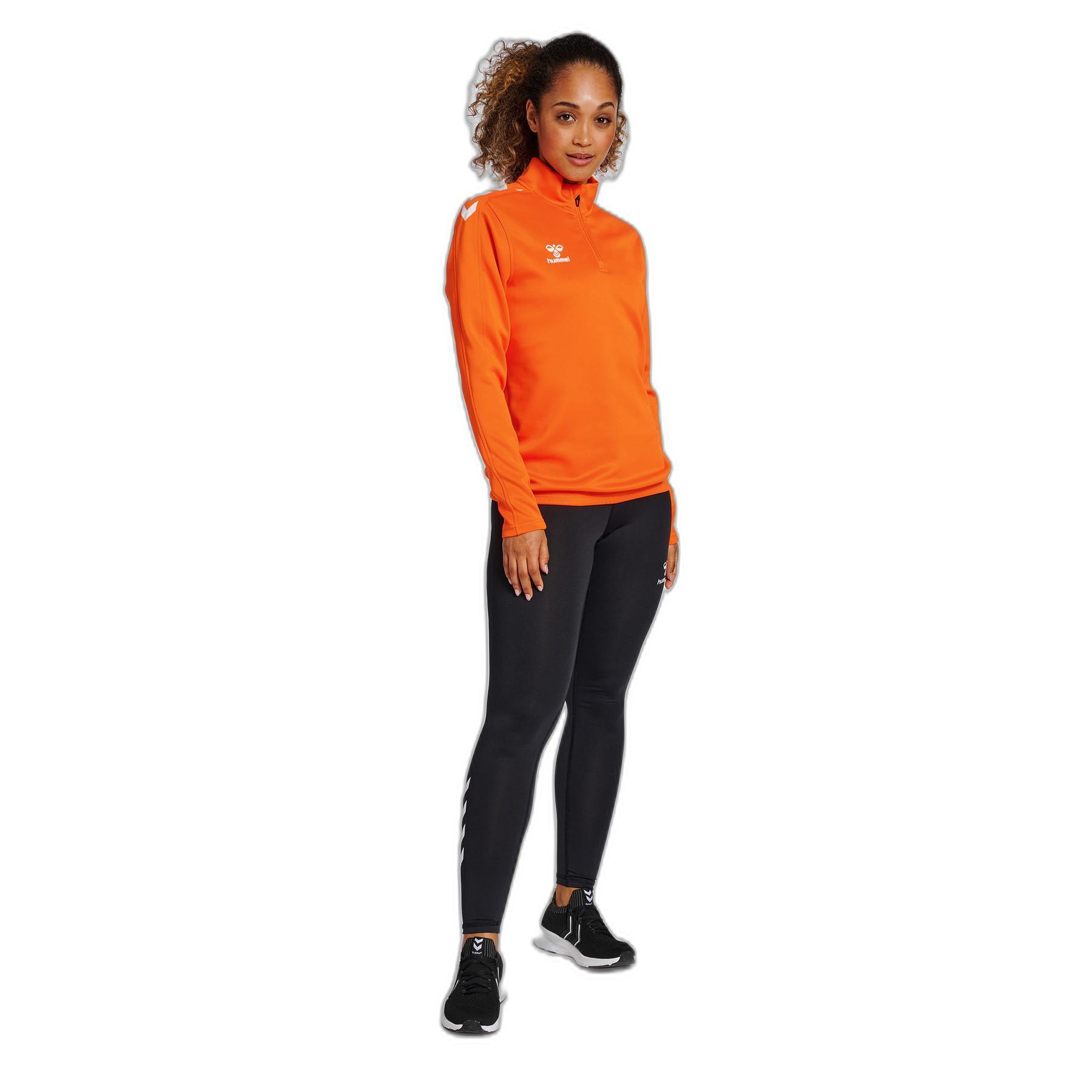 Trainingsjacke mit halbem Reißverschluss Damen Hummel Core XK 5/7