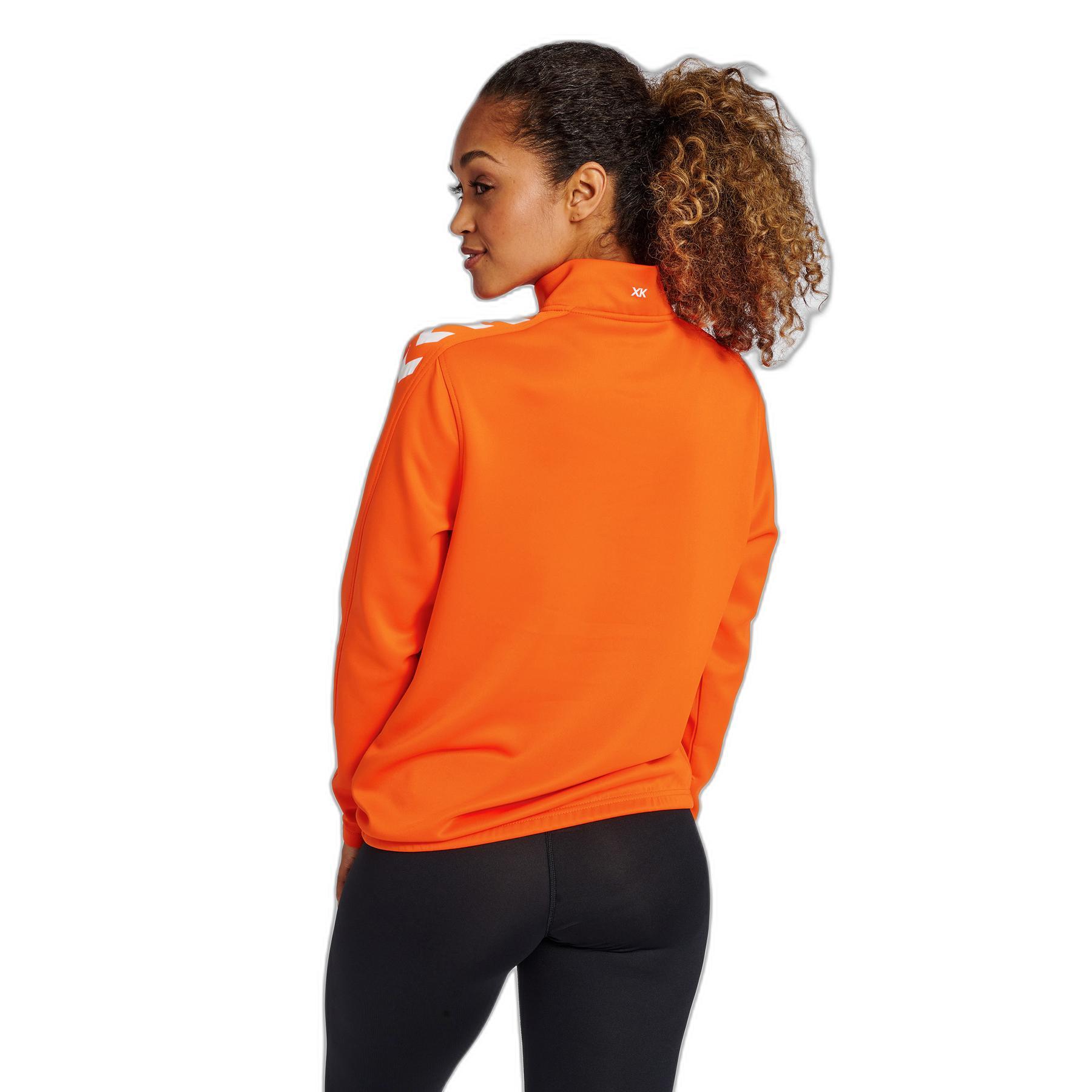 Trainingsjacke mit halbem Reißverschluss Damen Hummel Core XK 4/7