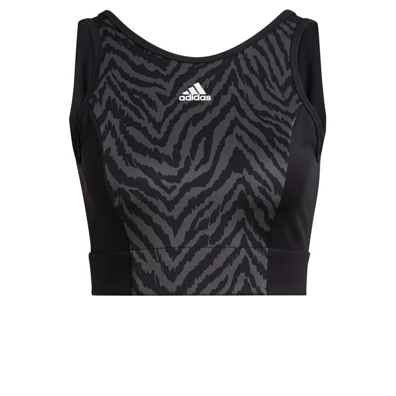 Dames crop top adidas Aeroready Designed