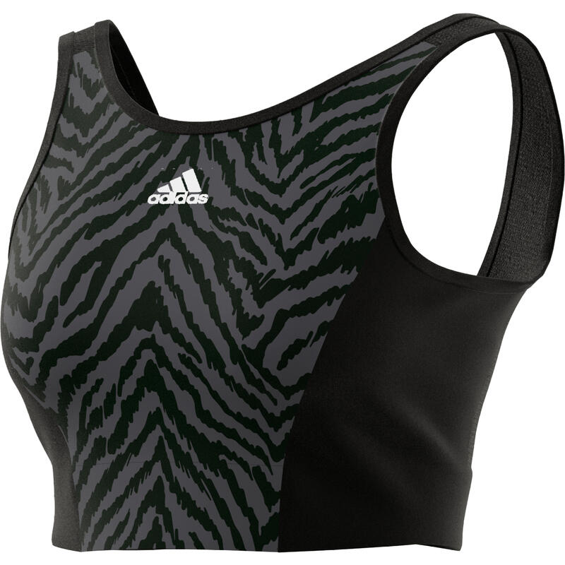 Crop top femme adidas Aeroready Designed